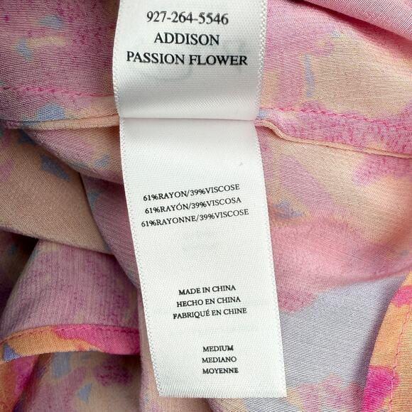 NWT RAILS Addison Flowy Smocked Mini Skirt In Passion Flower Size Medium - Picture 7 of 9